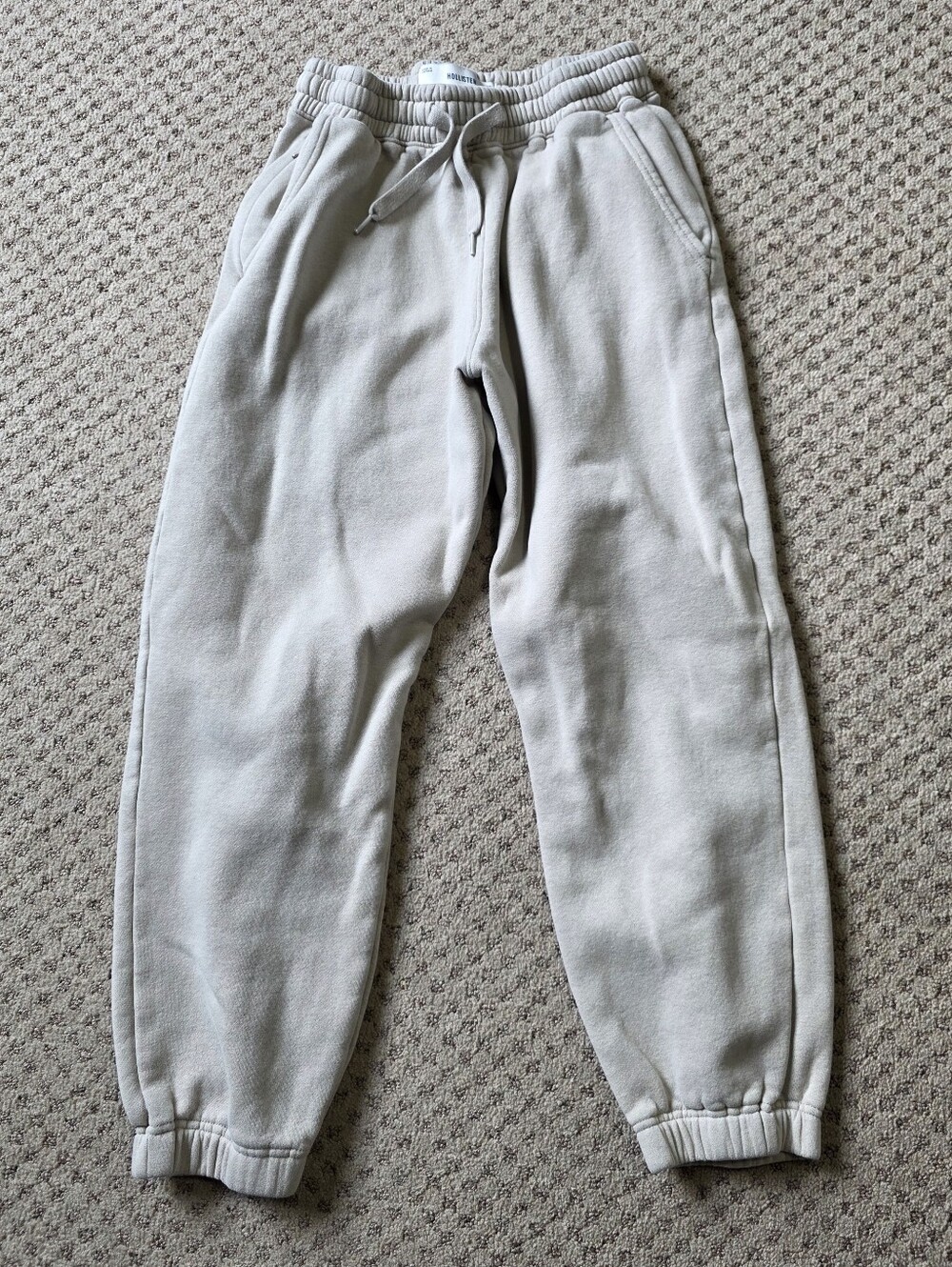 Hollister Tan Sweatpants with Drawstring